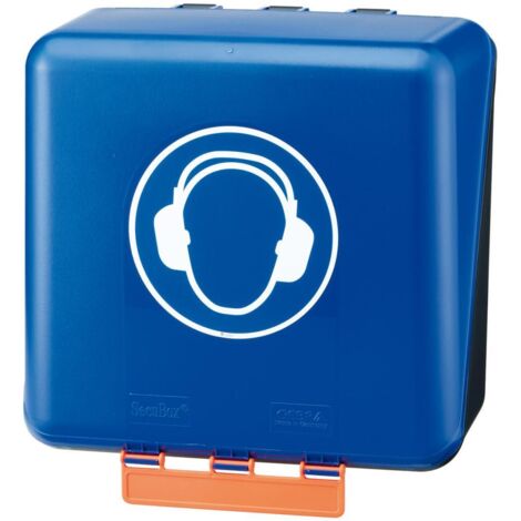GEBRA Aufb.Box SECU Midi Standa rd, für Gehörschutz, blau