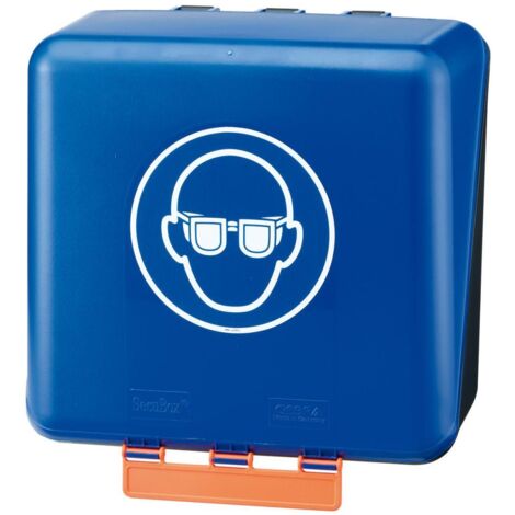 Gebra Aufbewahrungsbox SECU Midi Standard, für Augenschutz, blau