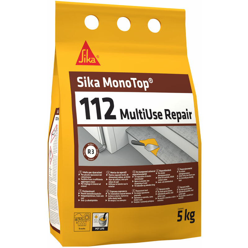 Sika - Monotop-112 , Reparaturmörtel, Betonreparatur 5kg