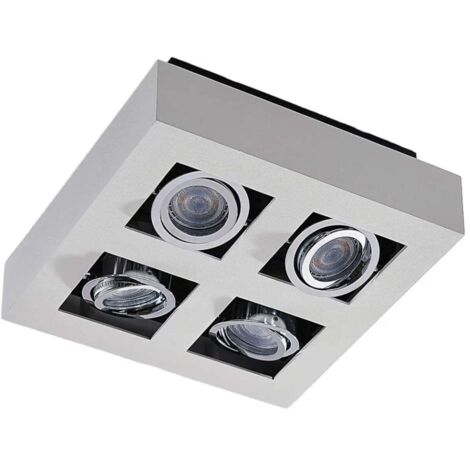 [GEBRAUCHT] B-Ware Arcchio Strahler Deckenlampe Vince Weiß Aluminium Gu10 Led Lampe Leuchte 25 Cm