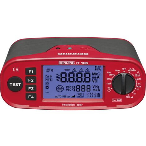 [GEBRAUCHT] B-Ware Benning It 105 Installationstester Vde Norm 0105 Messgeräte Testgerät Prüfge455