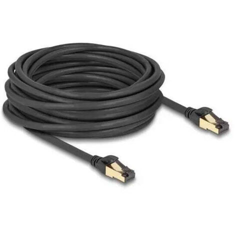 [GEBRAUCHT] B-Ware Delock Netzwerk Patchkabel Lan Kabel Rj45 Rj45 Netzwerkkabel Schwarz Sftp 10 M