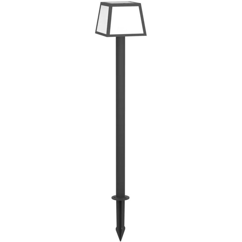 [GEBRAUCHT] B-Ware Eglo Solar Led Wegeleuchte Altilia Höhe 106 Cm Schwarz Sensor Sockelleuchte Spot