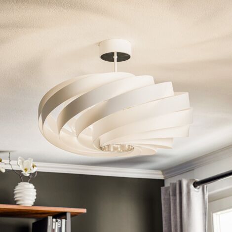 [GEBRAUCHT] B-Ware Euluna Deckenleuchte Lampe Vento Weiß Metall E27 60 Cm Wohnzimmer Beleuchtung