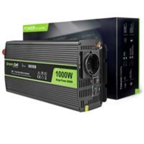 [GEBRAUCHT] B-Ware Green Cell Wechselrichter Spannungswandler Sinuswelle 230 V Autobatterie Haushalt