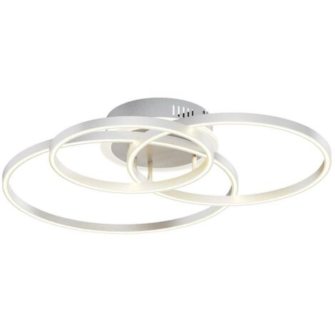 [GEBRAUCHT] B-Ware Lindby Smart Tula Led Deckenlampe Deckenlampe Lampe Leuchte Licht 40 W Alu Nic774