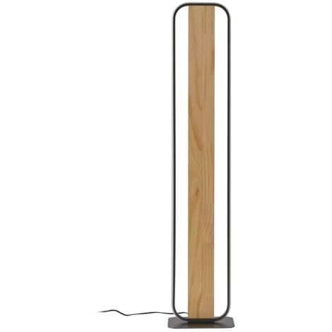 [GEBRAUCHT] B-Ware Lindby Stehleuchte Standlampe Led Romilda Grau Holz Schalter Kabel 122 Cm