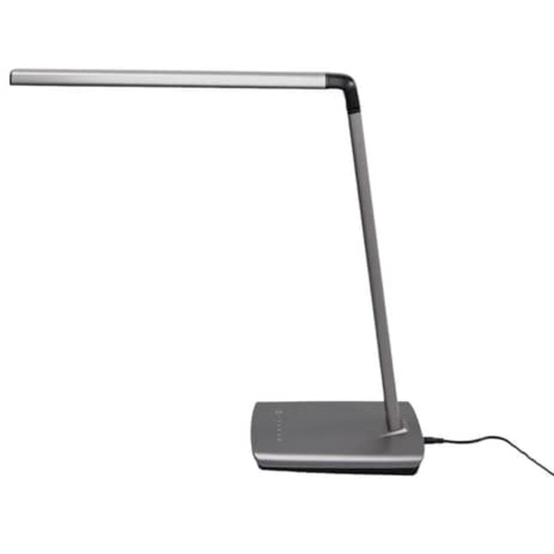 [GEBRAUCHT] B-Ware Lindby Tischleuchte Schreibtischlampe Led Kuno Metallicgrau Usb Touchdimmer