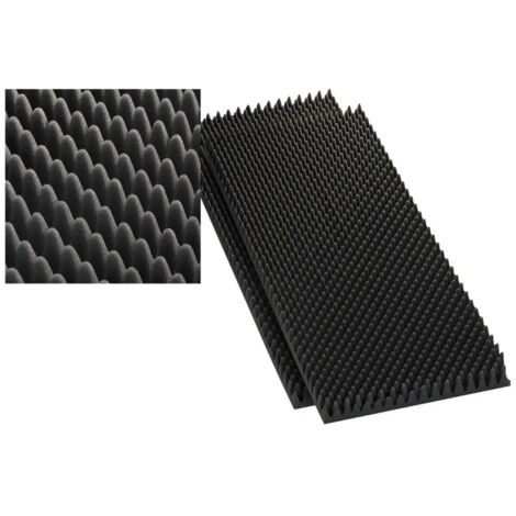 [GEBRAUCHT] B-Ware Monacor Mdm 40 Akustikschaumstoff Schaumplatte Grau 100 Cm X 50 Cm Paar