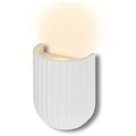 [GEBRAUCHT] B-Ware Osram Wandleuchte Plaster Routes Wandlampe Gips Leuchte Gu10 Led Weiß Innen