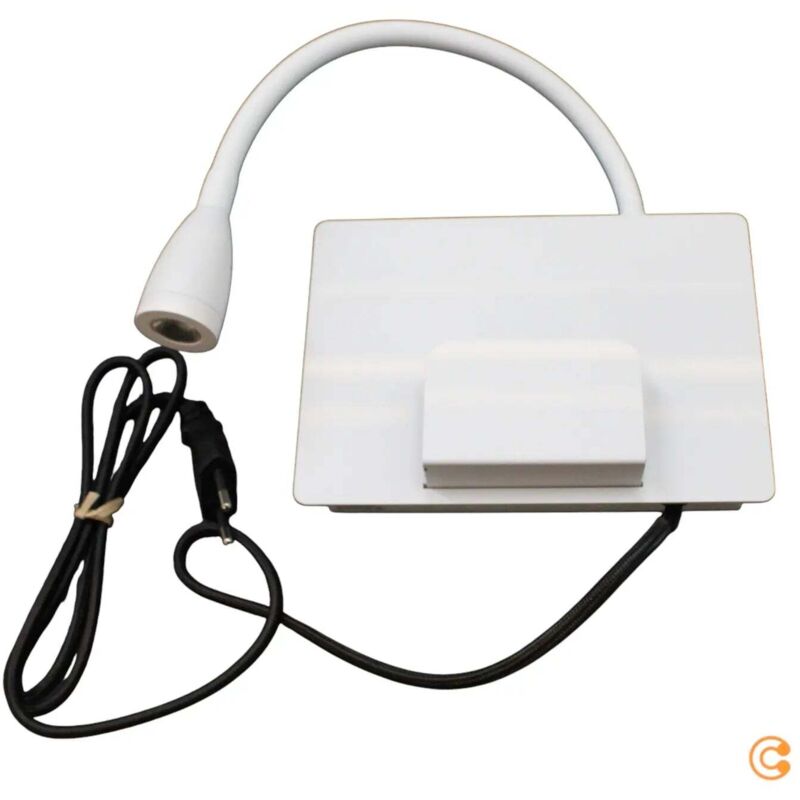 [GEBRAUCHT] B-Ware Paulmann Wandleuchte Leselampe Usb Led Flexarm Lampe Weiß Matt Schalter