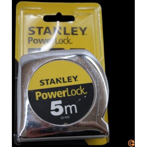 [GEBRAUCHT] B-Ware Stanley 0 33 932 Maßband Bandmass Powerlock Kunststoff 5m 19mm