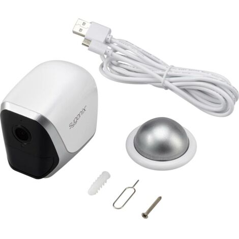 [GEBRAUCHT] B-Ware Sygonix Sy 4452324 Wlan Ip überwachungskamera Kamera 1920 X 1080 Pixel Weiß Cam