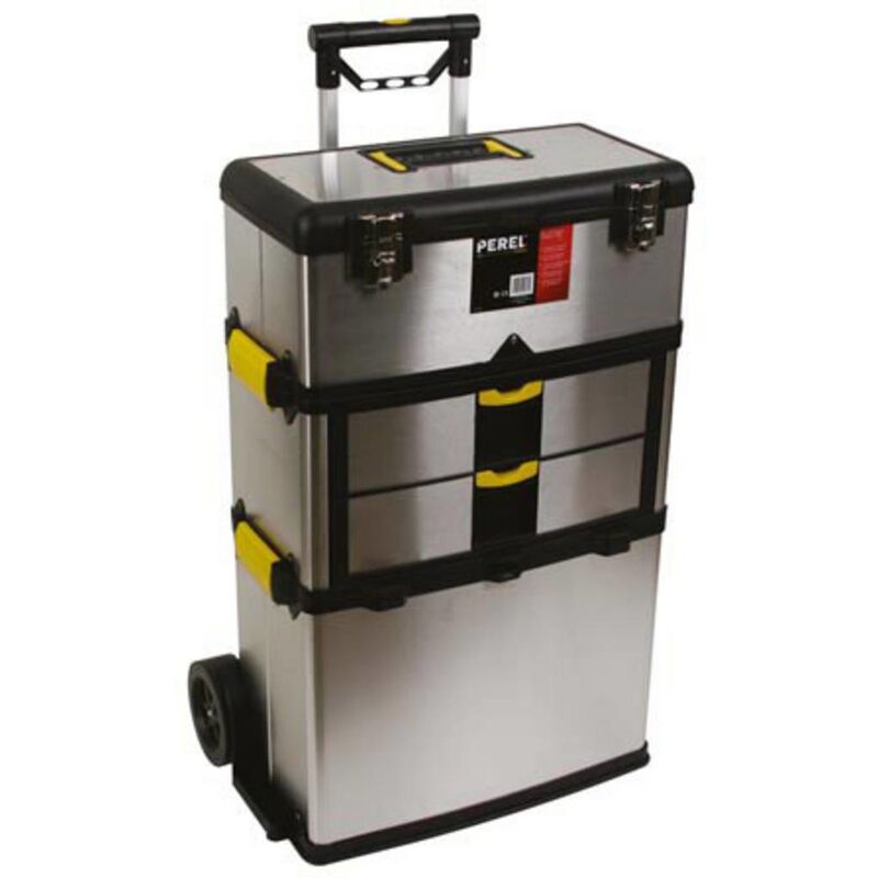 Image of [GEBRAUCHT] B-Ware Velleman Otba4 Otba4 Trolley Koffer Werkzeugkoffer Unbestückt Stahl 3 Fächer