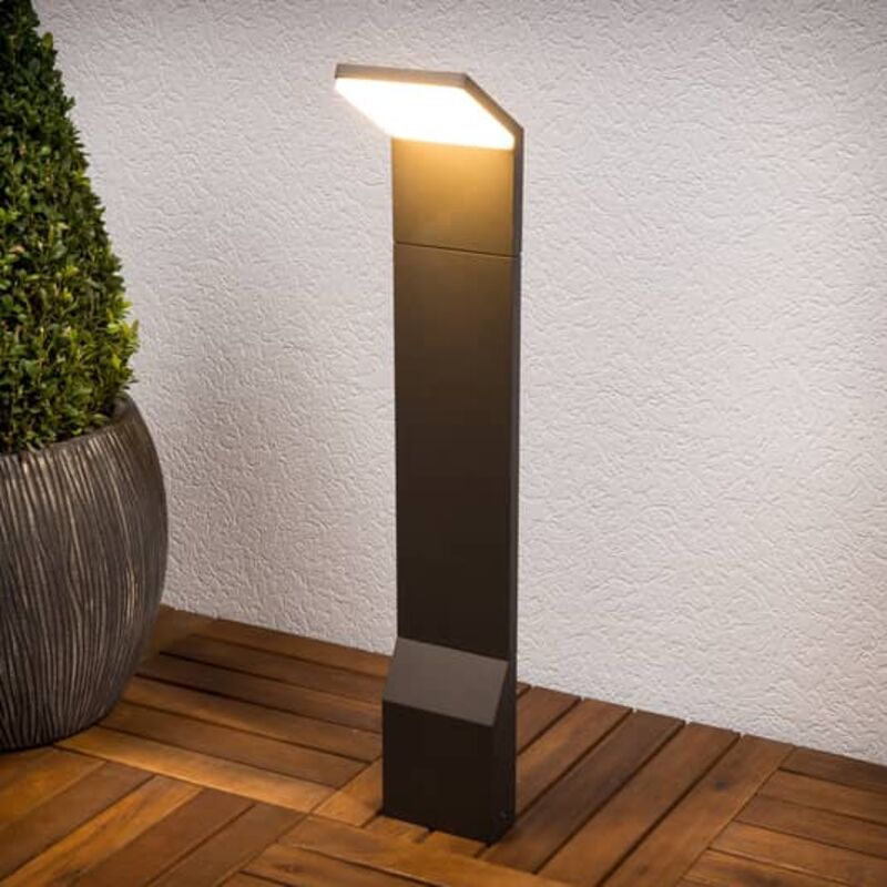 [GEBRAUCHT] B-Ware Wandleuchte Außenlampe Lucande Nevio Led Aluminium Schwarz Außenbeleuchtung