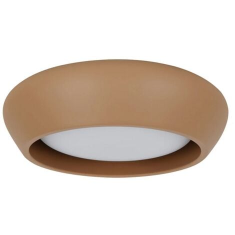 BEACON LIGHTING [GEBRAUCHT] Beacon Deckenleuchte Lampe Fjord Braun Gips ø 28 Cm Gx53 Deckenlicht B-Ware