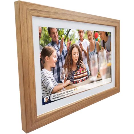 [GEBRAUCHT] Denver Pff 1042 Lightwood Digitaler Wi Fi Bilderrahmen 25.7 Cm 10.1 Zoll Rah567 B-Ware