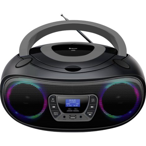 [GEBRAUCHT] Denver Tdb 212 Gr Cd Radio Dab+ Dab Fm Aux Usb Bluetooth Cd Schwarz Grau Spea208 B-Ware