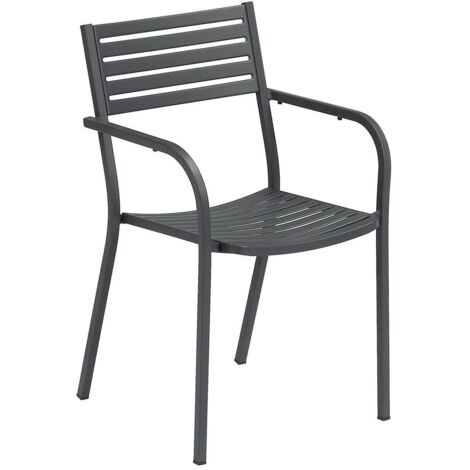 [GEBRAUCHT] Emu Segno Segno Gartenarmlehnstuhl Gartenstuhl Designstuhl Außen Antikeisen B-Ware