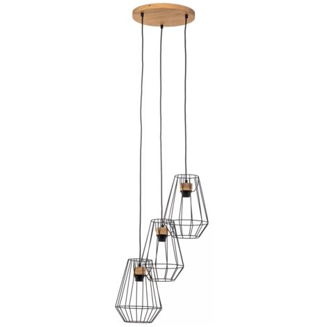 [GEBRAUCHT] Envostar Finan Pendel 3flg. Rondell Schirm ø21cm Pendellampe Pendelleuchte Lampe B-Ware