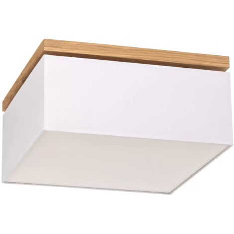 [GEBRAUCHT] Euluna Deckenleuchte Canvas Deckenlampe Wohnzimmerlampe Lampe Leuchte Weiß 45x45 B-Ware