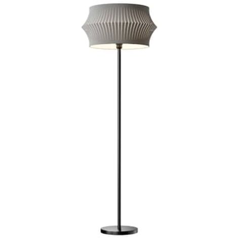 [GEBRAUCHT] Euluna Stehleuchte Joala Standleuchte Stehlampe E27 Mit Schwarzem Stoffschirm B-Ware