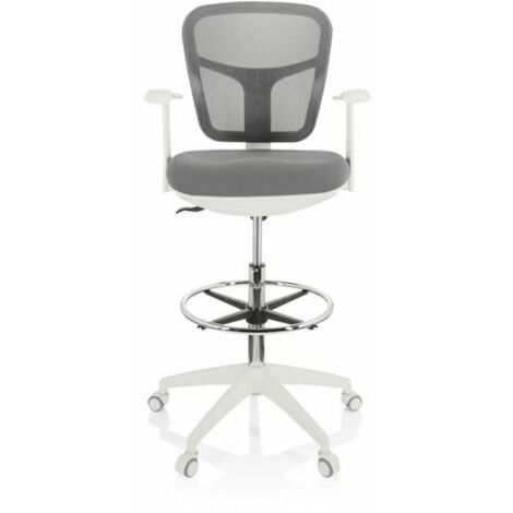 [GEBRAUCHT] Hjh Office Arbeitsstuhl Counterstuhl Top Work 108 W Netzstoff Grau648 B-Ware