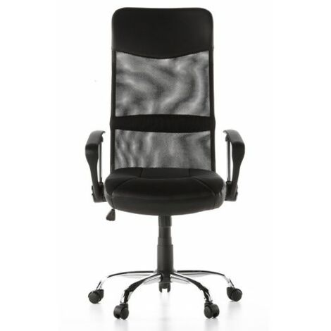 [GEBRAUCHT] Hjh Office Bürostuhl Chefsessel Arton 20 Drehstuhl Stuhl Netz Kunstleder Schw157 B-Ware
