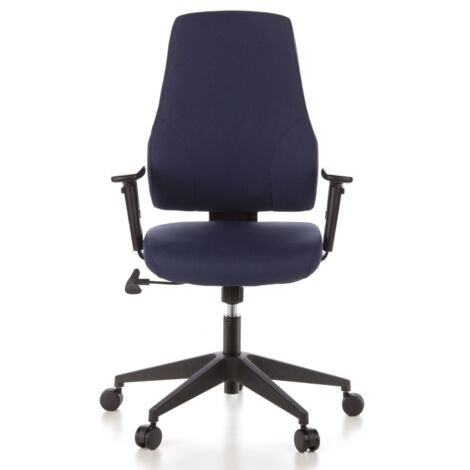 [GEBRAUCHT] Hjh Office Bürostuhl Drehstuhl Pro Tec 100 Schreibtischstuhl Stoff Dunkelblau  B-Ware