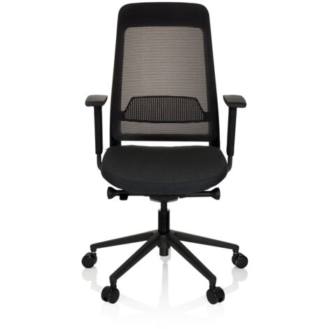 [GEBRAUCHT] Hjh Office Bürostuhl Drehstuhl Stuhl Schwarz Netzstoff Höhenverstellbar B-Ware