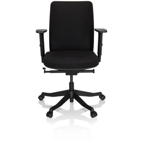 [GEBRAUCHT] Hjh Office Bürostuhl Drehstuhl Stuhl Senator Stoff Schwarz Höhenverstellbar B-Ware
