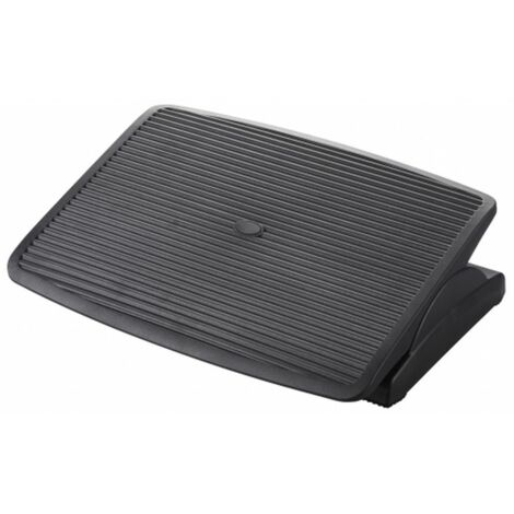 [GEBRAUCHT] Hjh Office Fußstütze Piedino Stripe Schwarz Neigbar Büro Schreibtisch Stützen B-Ware