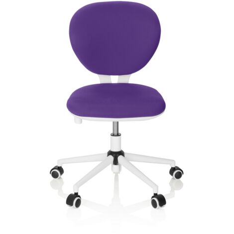 [GEBRAUCHT] Hjh Office Kinderstuhl Schreibtischstuhl Stuhl Kinderzimmer Stoff Lila Kid Vivo B-Ware