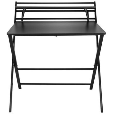 [GEBRAUCHT] Hjh Office Schreibtisch Arbeitstisch Easy Clap Computertisch Tisch 92x84 Schwarz B-Ware