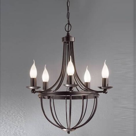 [GEBRAUCHT] Kögl Kronleuchter Azienda Pendeleichte Hängeleuchte Deko Deckenlampe E14 5 Flg B-Ware