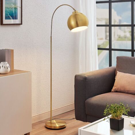 [GEBRAUCHT] Lindby Bogenstehlampe Moisia Stehleuchte Stehlampe Lampe Leuchte E27 Messing318 B-Ware