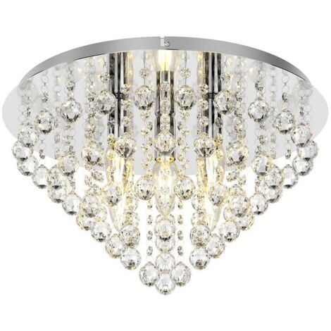 [GEBRAUCHT] Lindby Deckenlampe Annica Deckenlampe Lampe Leuchte Chromplatte E14 Chrom K399 B-Ware