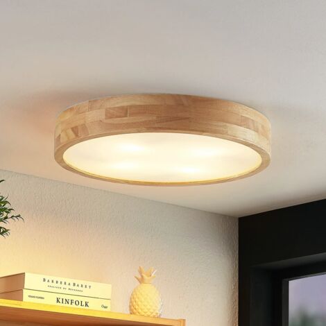 [GEBRAUCHT] Lindby Deckenleuchte Lampe Tanju Leuchte Deckenlampe Rund 4fl E27 ø50cm Weiß B-Ware