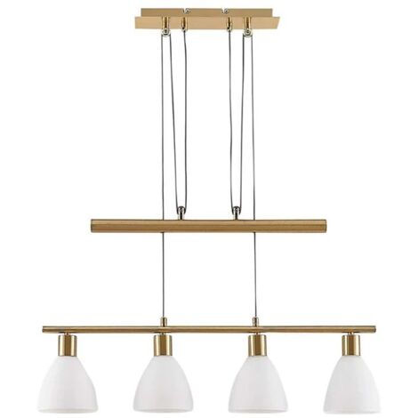[GEBRAUCHT] Lindby Esszimmer Hängeleuchte Simeon Hängeleuchte Lampe Leuchte E14 Messing M236 B-Ware