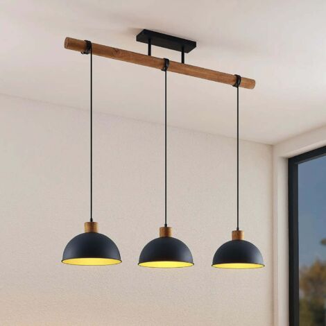 [GEBRAUCHT] Lindby Flurin Hängeleuchte Pendelleuchte Esstischlampe 3 Flg Schwarz Metall B-Ware