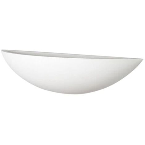 [GEBRAUCHT] Lindby Gips Wandlampe Bemalbar Diy Uplight Wandleuchte Gips 1 Flammig E27 B-Ware