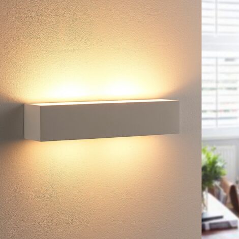 [GEBRAUCHT] Lindby Gipswandleuchte Tjada Wandlampe Wandleuchte Lampe Leuchte G9 Led Weiß751 B-Ware