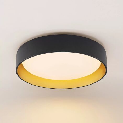 [GEBRAUCHT] Lindby Gracjan Led Deckenleuchte Cct Schwarz Gold Deckenlampe Leuchte Lampe 324 B-Ware
