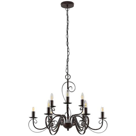 [GEBRAUCHT] Lindby Landhaus Kronleuchter Caleb Hängeleuchte Deckenlampe Siehe Text/Foto B-Ware