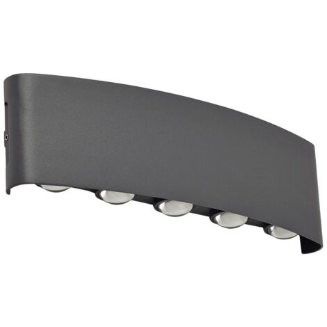 [GEBRAUCHT] Lindby Led Außenwandleuchte Außenlampe Ithan Anthrazit Metall Außenbeleuchtung  B-Ware