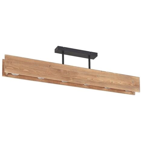 [GEBRAUCHT] Lindby Malwin Holz Deckenlampe Deckenlampe Lampe Leuchte Lang 6 Flammig Gu10 B-Ware