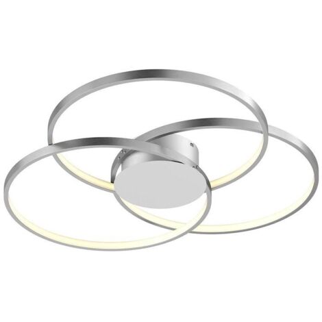 [GEBRAUCHT] Lindby Riley Led Deckenlampe Deckenleuchte Lampe Leuchte Dimmbar Alu 40 W ø 80 Cm B-Ware