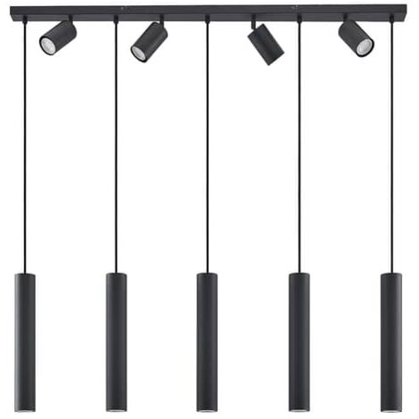[GEBRAUCHT] Lindby Sanad Hängeleuchte Deckenlampe Pendelleuchte Lampe 9 Flg Gu10 Schwarz B-Ware