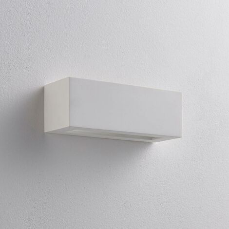 [GEBRAUCHT] Lindby Tjada Wandleuchte Wandleuchte Lampe Leuchte Licht G9 Led Eckig Gips Weiß  B-Ware