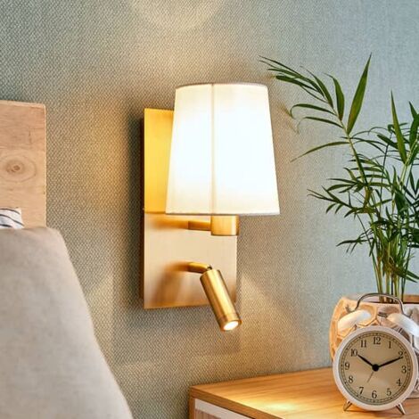 [GEBRAUCHT] Lindby Wandleuchte Aiden Mit Led Leselicht Leuchte Lampe Wandleuchte Altmess423 B-Ware